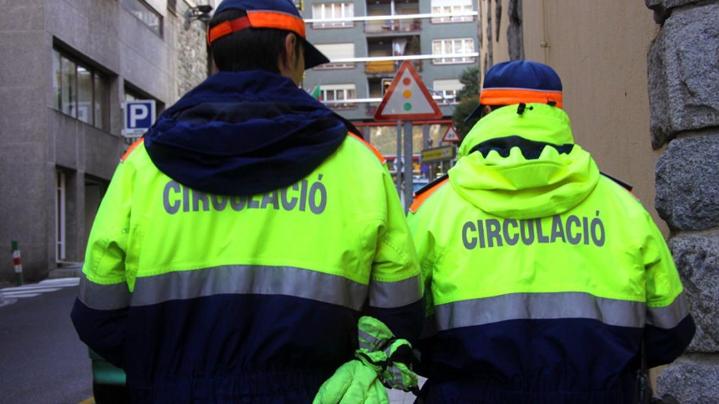Agents de circulació. Foto: ARXIU ANA