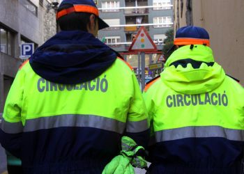 Agents de circulació. Foto: ARXIU ANA