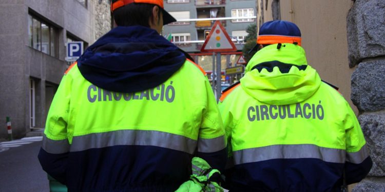 Agents de circulació. Foto: ARXIU ANA