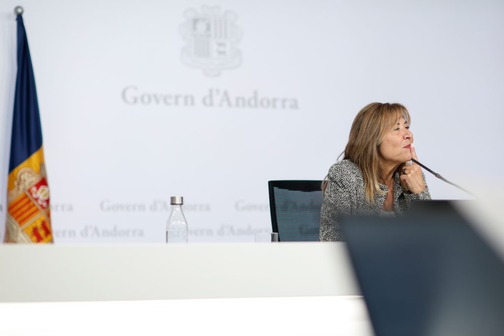 La ministra de Presidència, Economia, Treball i Habitatge, Conxita Marsol. Foto: SFG