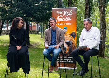 Un moment de la presentació de la Festa del Medi Ambient.