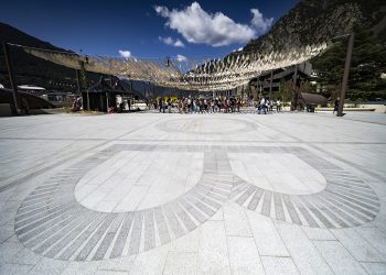 La plaça del Poble d'Andorra la Vella. Foto: Comú d'Andorra la Vella