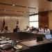 Els cònsols durant la reunió.