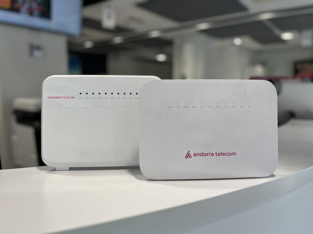 Els nous routers d'Andorra Telecom. Foto: Andorra Telecom