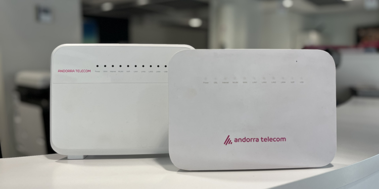 Els nous routers d'Andorra Telecom. Foto: Andorra Telecom