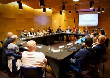 Una reunió del Consell Econòmic i Social del Pas de la Casa.