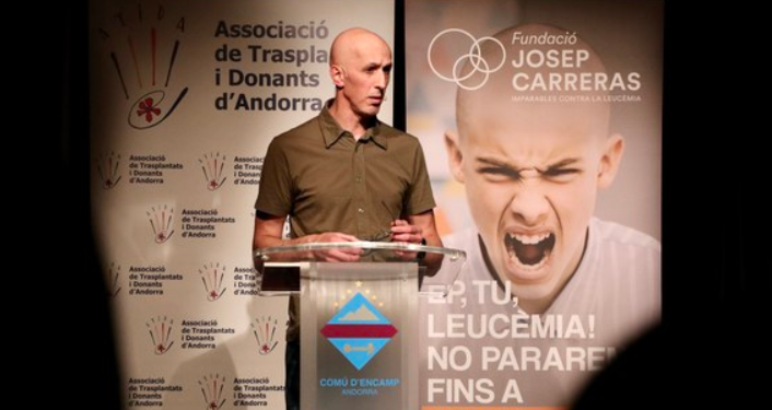 Toni Gamero a una presentació.