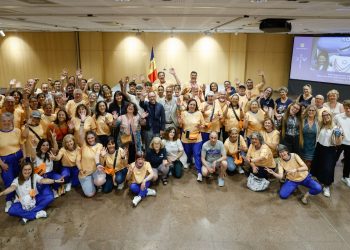 Voluntaris dels Jocs dels Petits Estats que es van celebrar a Andorra. Foto: SFG