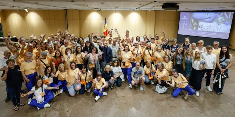 Voluntaris dels Jocs dels Petits Estats que es van celebrar a Andorra. Foto: SFG
