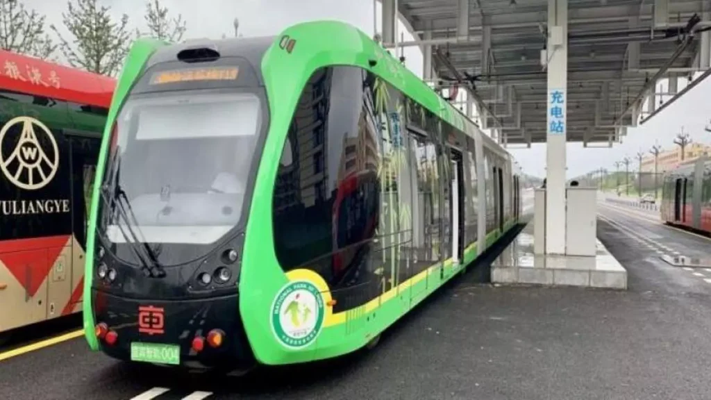 El tramvia elèctric elèctric xinès que podria ser el model per al Tramvalira / Arxiu