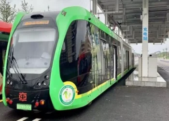 El tramvia elèctric elèctric xinès que podria ser el model per al Tramvalira / Arxiu