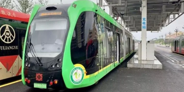 El tramvia elèctric elèctric xinès que podria ser el model per al Tramvalira / Arxiu