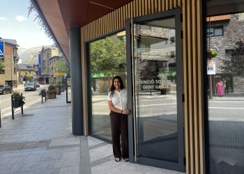El comú de la Massana ha traslladat el departament de Benestar Social i Gent Gran a peu de carrer. Foto: Comú de la Massana
