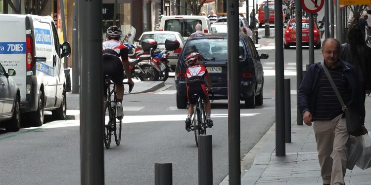 Ciclistes per carrers d'Andorra / Facebook