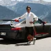 Espargaró amb el seu nou Porsche de matrícula andorrana / Marca
