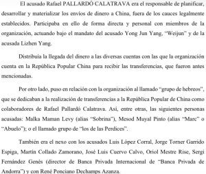 Imatge del document del pacte entre la fiscalia i els condemnats