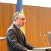 Xavier Espot durant el debat d'orientació / Demòcrates