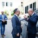 Carlos Prieto i Xavier Espot ahir a Barcelona / X