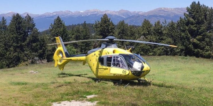 Helicòpter dels bombers / Twitter