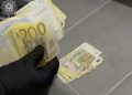 Part dels diners interceptats. Foto: Policia d'Andorra