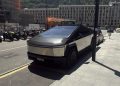 El Tesla Cybertruck a Andorra. Foto: @pilafo89