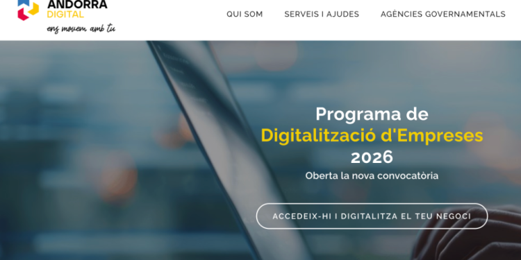 La web d'Andorra Digital.