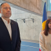 El conseller d'Esports de la Generalitat de Catalunya, Bernardo Álvarez, amb la ministra d'Esports, Mònica Bonell després de la reunió mantinguda.