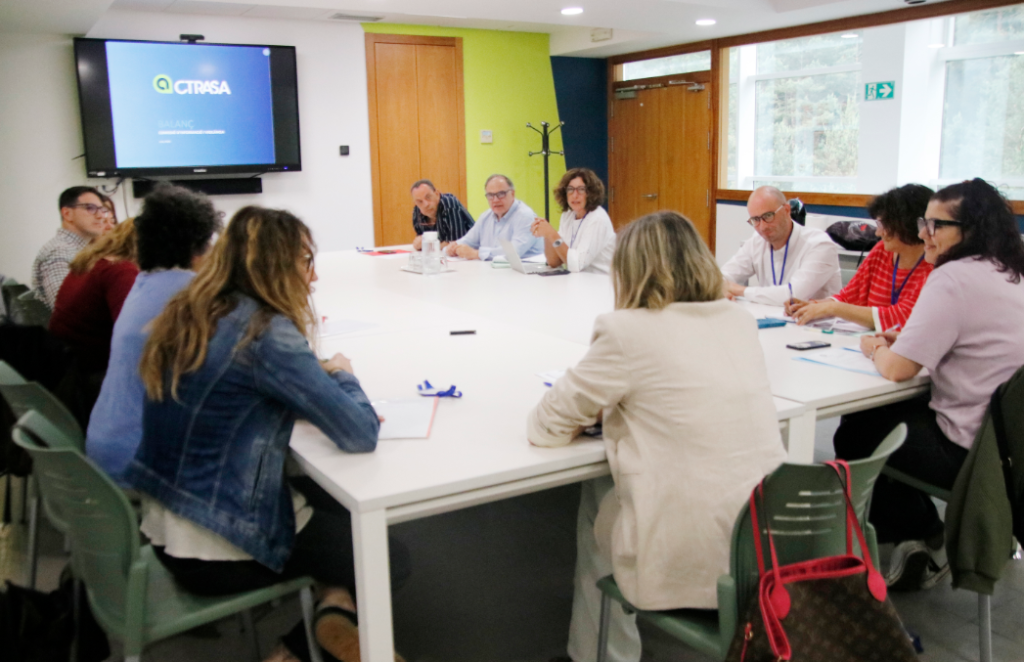 Un moment de la reunió de la Comissió d’Informació i Vigilància del CTR.