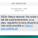 L'alerta de FEDA.