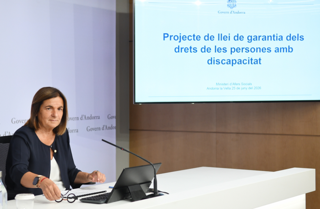 La ministra d’Afers Socials, Trini Marín.
