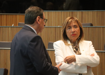 La ministra de Presidència, Economia, Treball i Habitatge, Conxita Marsol.