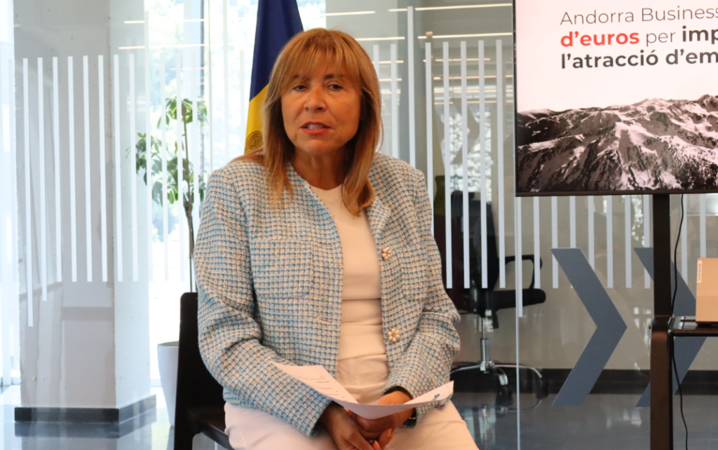 La ministra de Presidència, Economia, Treball i Habitatge, Conxita Marsol.