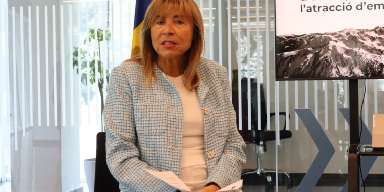 La ministra de Presidència, Economia, Treball i Habitatge, Conxita Marsol.