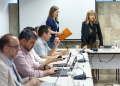 La ministra de Presidència, Economia, Treball i Habitatge, Conxita Marsol, durant el Consell Econòmic i Social.