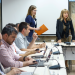 La ministra de Presidència, Economia, Treball i Habitatge, Conxita Marsol, durant el Consell Econòmic i Social.