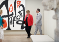 Un moment de la trobada de la directora gerent de l'FMI, Kristalina Georgieva, amb el cap de Govern, Xavier Espot.