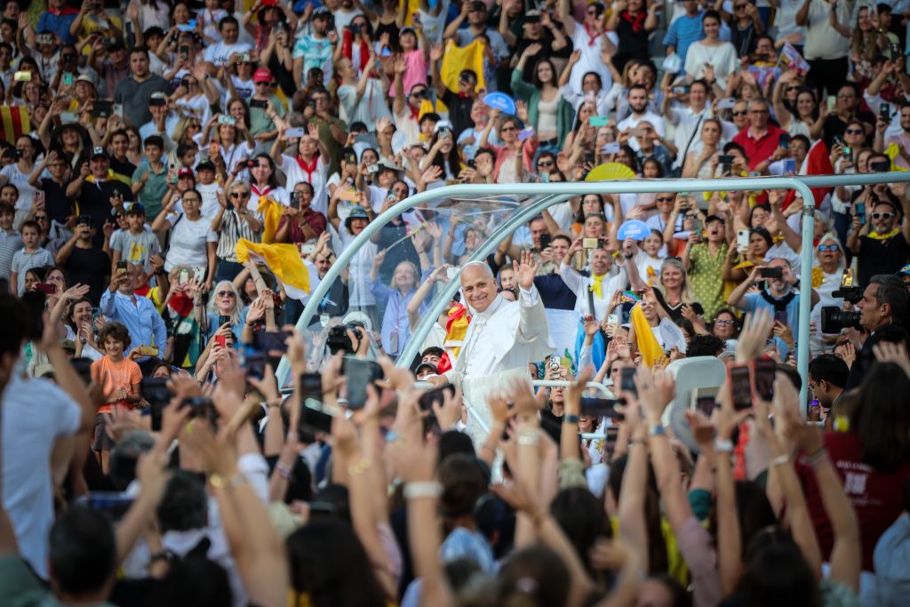 El Papa Lleó XIV a Montjuïc. Foto: ACN