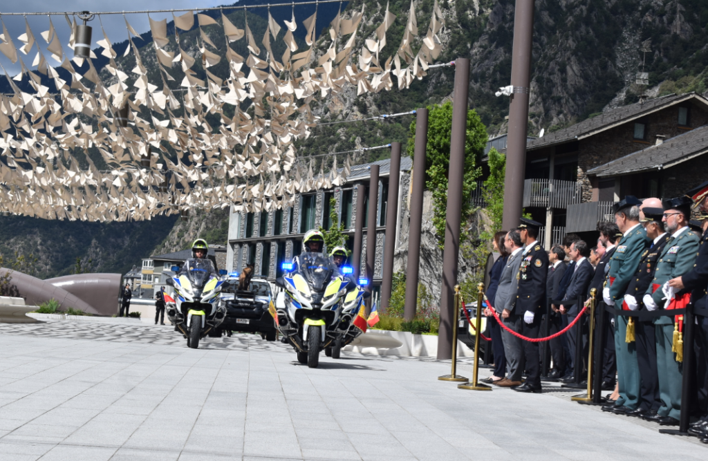 Un moment de la celebració de la patrona de la policia.