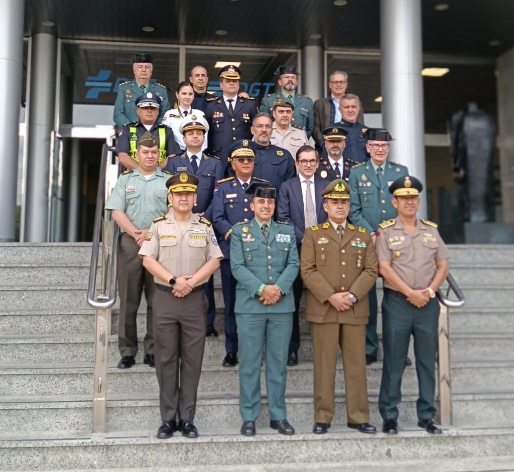 La primera reunió del nou projecte Iberviapol. Foto: Policia d'Andorra