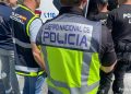 El moment que el detingut ha arribat a territori andorrà. Foto: Policia d'Andorra