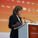 Presidenta de la Trobada Empresarial al Pirineu, Montse Pujol, durant la cloenda.