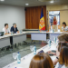 Un moment de les reunions de seguiment del pacte d'estat, amb la ministra de Salut, Helena Mas.