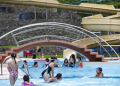 La piscina exterior dels Serradells.