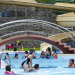 La piscina exterior dels Serradells.
