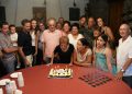 La foto de celebració dels 100 anys d'Isabel Olivares. Foto: Comú de Sant Julià de Lòria