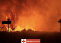 Els incendis de la regió de la Gironda i les Landes. Foto: Creu Roja Andorrana