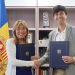 La ministra de Presidència, Economia, Treball i Habitatge, Conxita Marsol, i el cònsol major d'Andorra la Vella, Sergi González. Foto: SFGA
