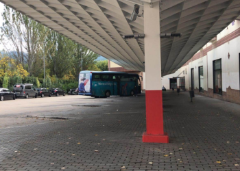 L'estació de busos de la Seu.
