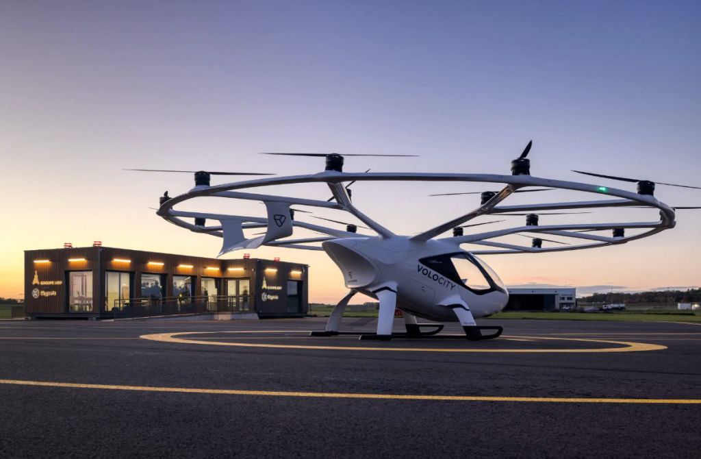 Un vertiport. Foto: Google