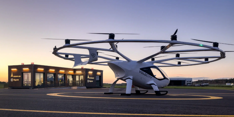 Un vertiport. Foto: Google